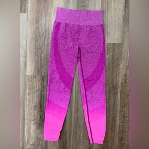 PINK Victoria's Secret Purple and Pink Womens Leggings